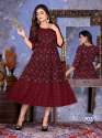 Saadgi Flora Ethnic Wear Long Anarkali Kurti thumb 4