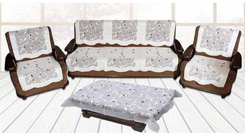 Weaves Sofa with Center Table Cover (7pcs) Set. 