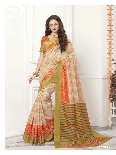 Pradeep Textile Printed Saree by Pradeep Textile Syndicate