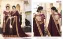 anushree-sheded-color-lace-work-saree