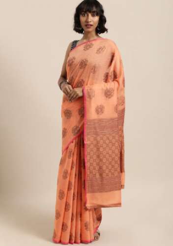 Cotton Blend Saree Swarg Brand Online Seller by Saree Swarg