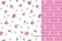 Digital floral printed fabric 