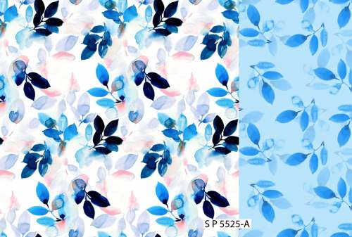 fancy floral digital printed muslin fabric 