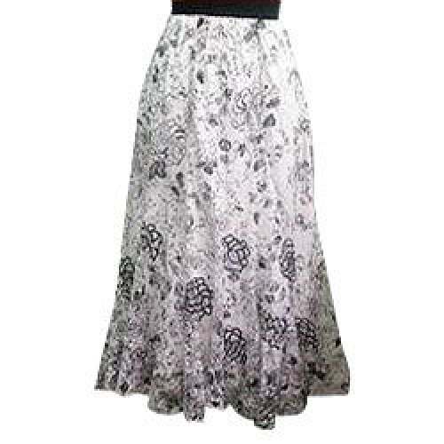 Long Printed Skirt