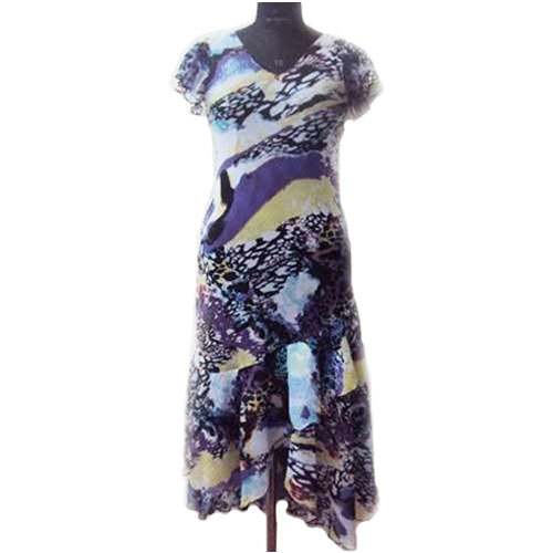 Polyester Chiffon Frill Dress