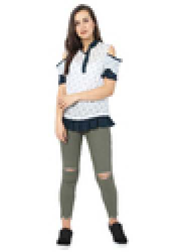 Cold Shoulder Ladies Top by Galaxy Enterprises