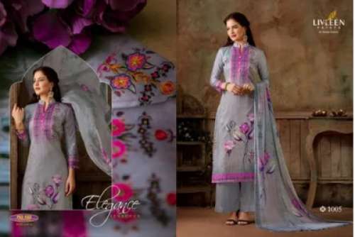 Ladies Embroidery Work  Suit by Mahavir Textiles by Mahavir Textile