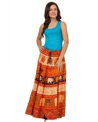 Saadgi Ethnic Cotton Skirt