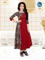rayon-printed-long-flared-kurti-fs-113