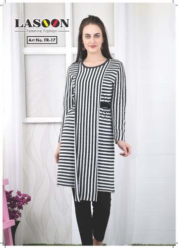 Buy Black Woolen Kurti With Pant Set for Women Online in India