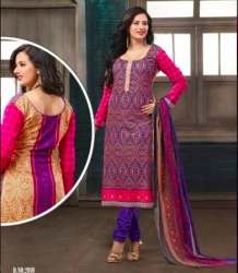 Exclusive Designer Semi-Stitched Georgette Suit