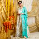 gaaba-classy-long-dress-with-dupatta-and-belt