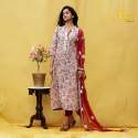 Gaaba Printed kurta With Chiffon Gota Dupatta thumb 2