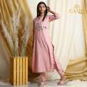 Honey roast embroidered kurta pants se