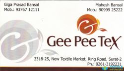 Gee Pee Tex logo icon