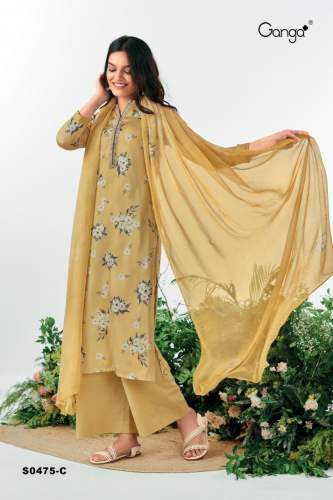 Chanderi Dress Material