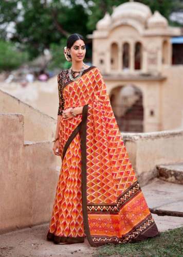 cotton silk saree