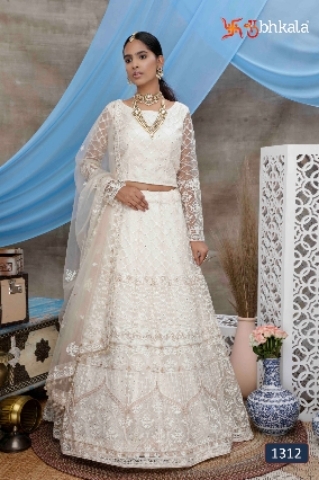 Net lehenga choli