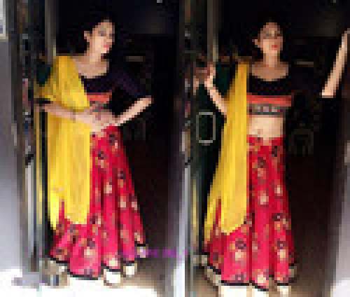 Designer Indian Embroidery Work Lehenga Choli