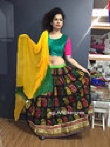  Hand Embroidered  Lehenga Choli