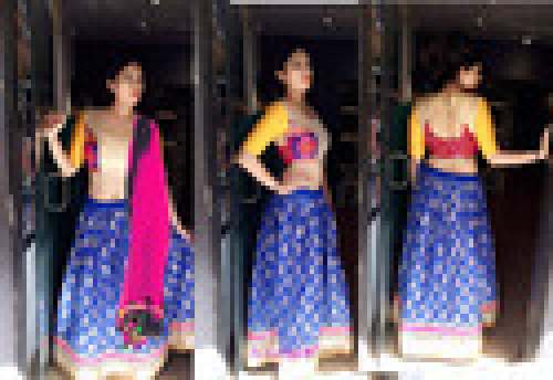 printed lehenga choli