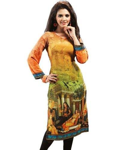 Girls Digital Printed kurtis by Mamgro Apparels