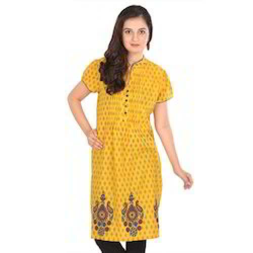 Printed Cotton Kameez by Kamlavtar Fashion