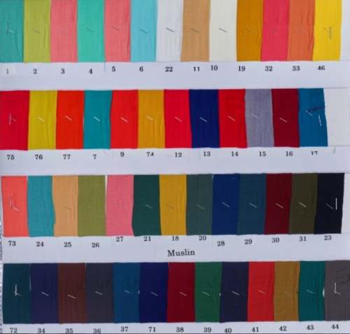 Dyed Muslin Natural Fabric