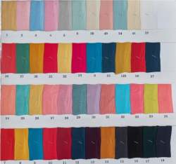 Dyed Pure Organza Plain Fabric