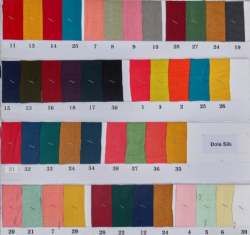 New Collection Plain Dyed Dola Silk Fabric