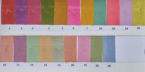 Plain Dyed Tissue Organza Natural Fabric