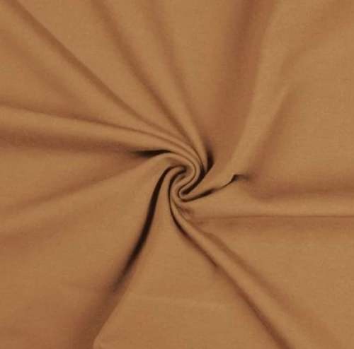 Brown Cotton Lycra Fabric by The Kothari Fabs