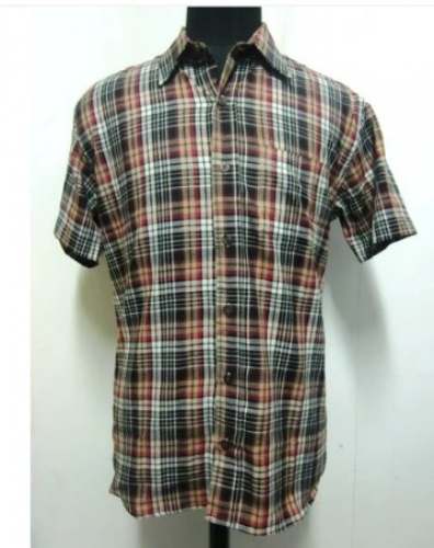 Men Check Half Sleeves Casual Shirts by Seven Seas Enterprise