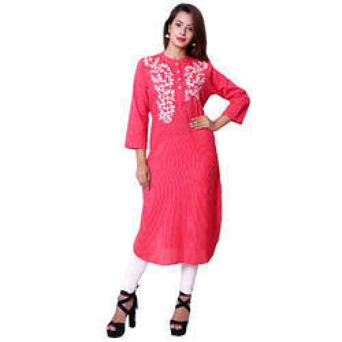 Cotton Embroidered kurti-2