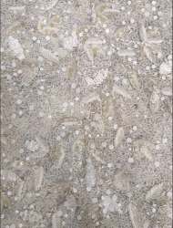 Beaded Net Fabric for Bridal Dress 