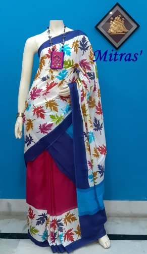 Buy Block Printed Mekhla Chadar For Women by Mitras