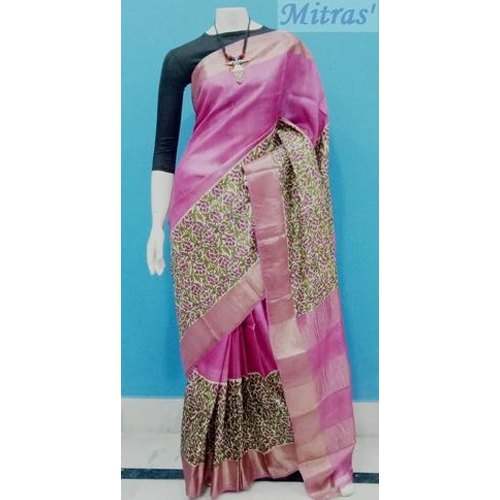 Buy Fancy Tussar Silk Saree For Ladies by Mitras