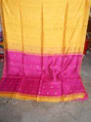 Matka Jamdani Pallu Cross Diamond Saree