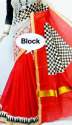 Block Printed cotton Sarees thumb 2