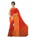 Cotton Saree with Broad Zari Border thumb 1