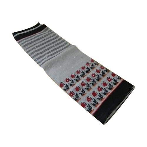Printed Knitted Saree by Seyon Threads