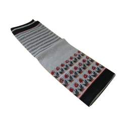 Printed Knitted Saree