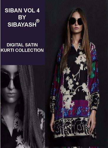 Digital Satin Kurti-3