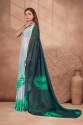 Contemporary designer georgette saree thumb 1