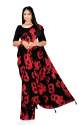 Fashionable Black & Red Casual Wear Printed Saree thumb 2