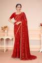 festival-wear-red-bandhani-print-saree