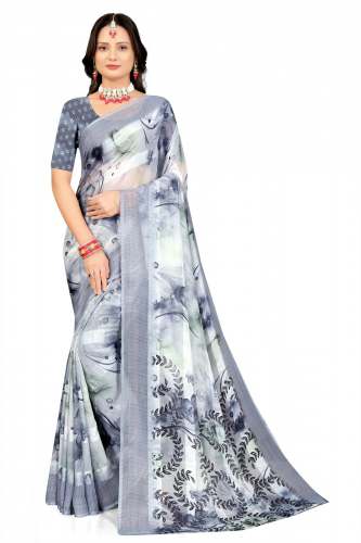 New Collection Of Georgette Floral Printed Saree