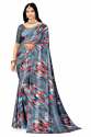 Stylish Soft Georgette Printed Saree thumb 1