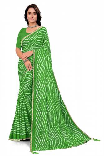 Traditional Wear Bandhej Saree