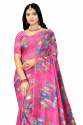 Vibrant Geometric Weave Digital Printed Saree thumb 1